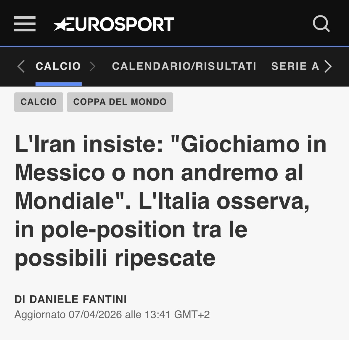 Tajani a Teheran: “Aprite le finestre”